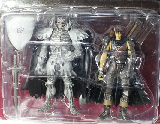 Art of War Berserk Guts Black Swordsman & Knight of Skelton Figure Statue Set