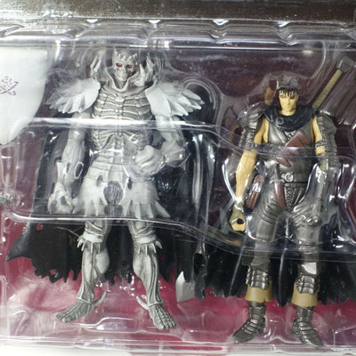 Art of War Berserk Guts Black Swordsman & Knight of Skelton Figure Statue Set