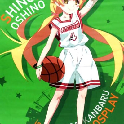 Bakemonogatari 51 x 72 cm Tapestry Shinobu Oshino Suruga Costume