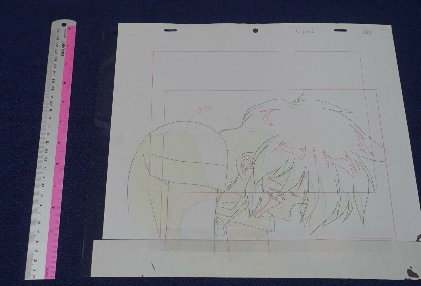 Cel & Raw Key Frame Art KEY THE METAL IDOL Key O Japanese Animation