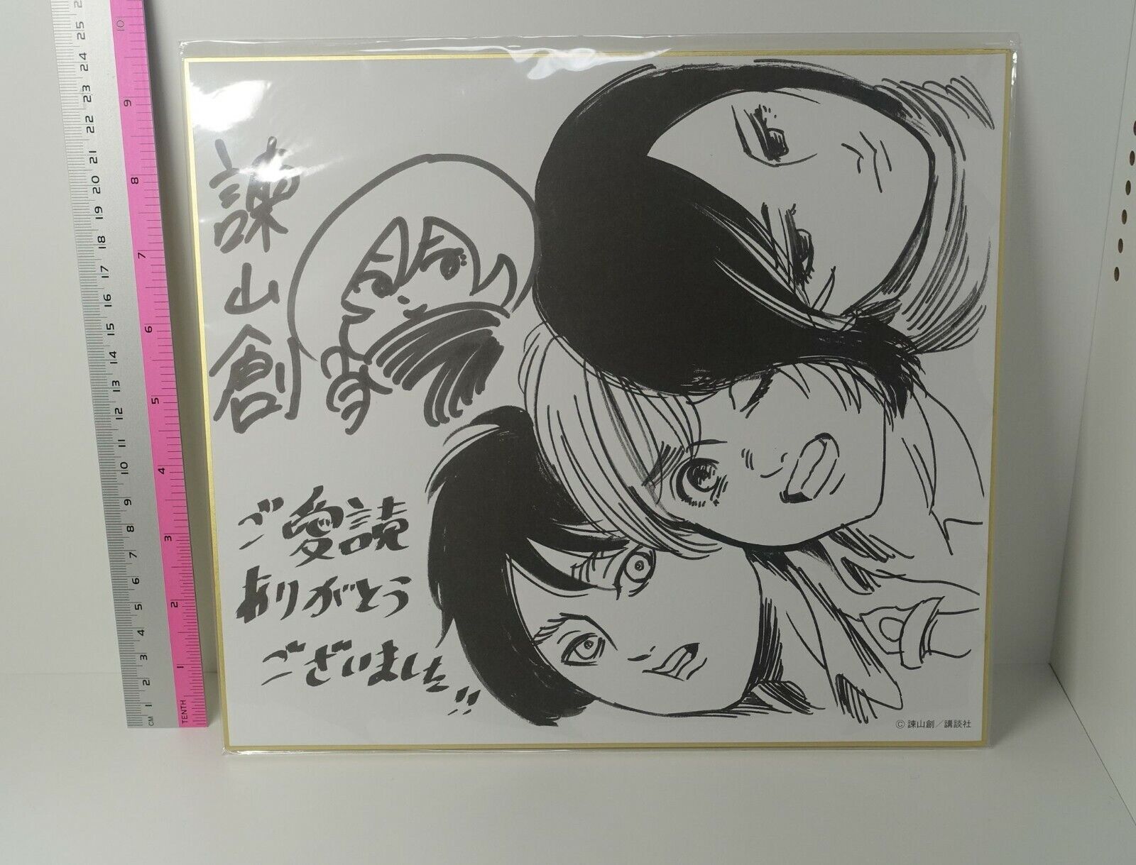 Hajime Isayama Attack on Titan Series Ending Memorial Print Shikishi Art Board