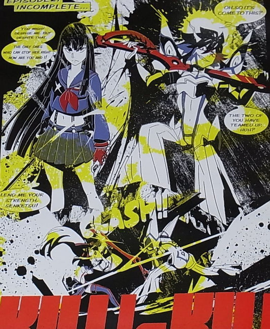 KILL la KILL Lottery A2 Size Poster B Ryuko & Satsuki