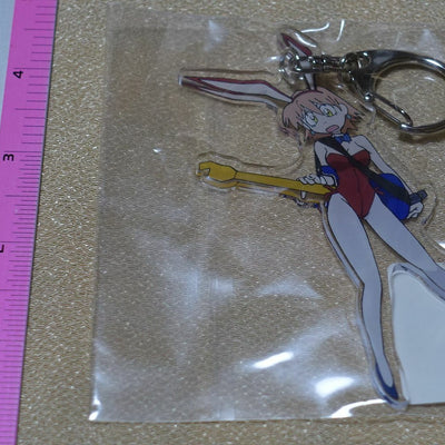 Gainax Official FLCL Acrylic Key Chain Haruko Haruhara