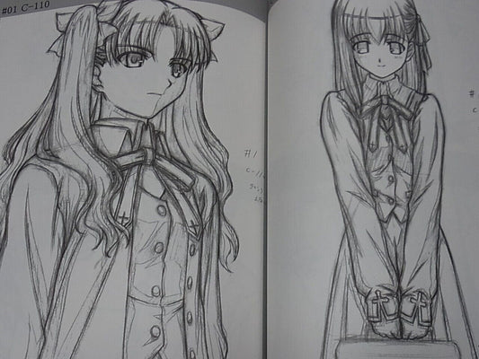 CLUB40 Animation Fate Key Frame Art & Visual Art Book Set