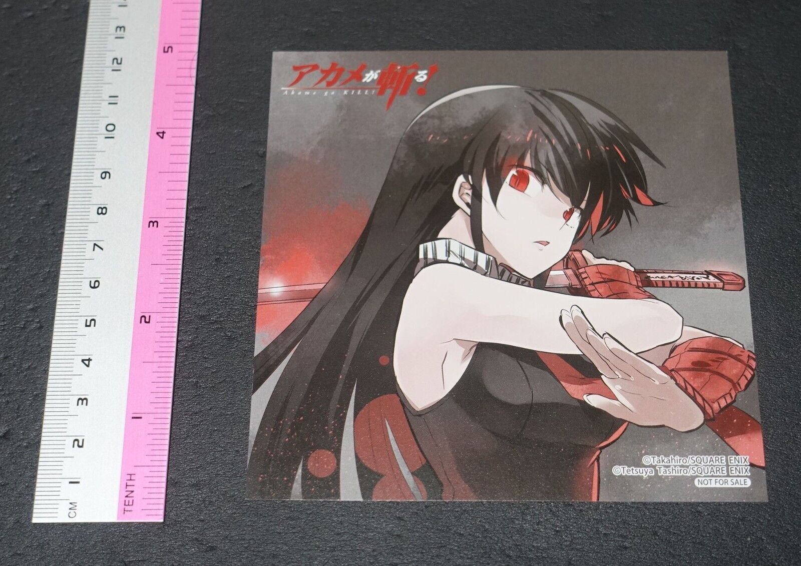 Tetsuya Tashiro Akame ga Kill! Privilege Art Card I Akame