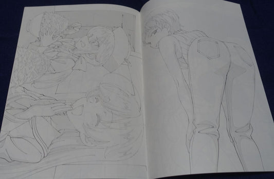 Yoneda Girls und Panzer Staff Illustration Art Book Gal Raku 2019 winter