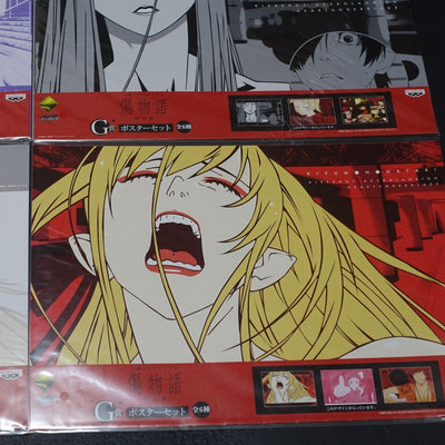 Bakemonogatari 42 x 29.5cm Poster Kizumonogatari 18 pieces set