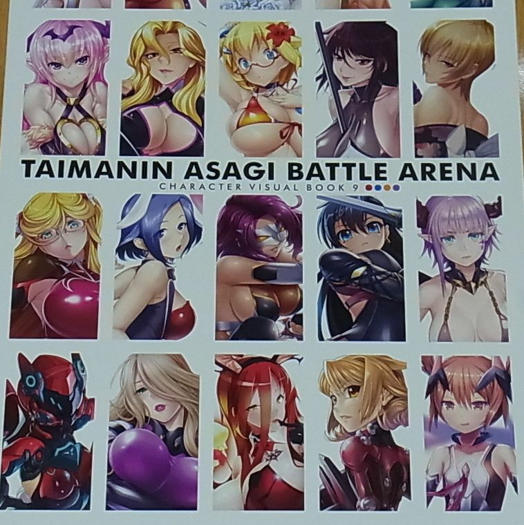 TAIMANIN ASAGI BATTLE ARENA CHARACTER VISUAL ART BOOK 9 NINJA GIRL 116page C95