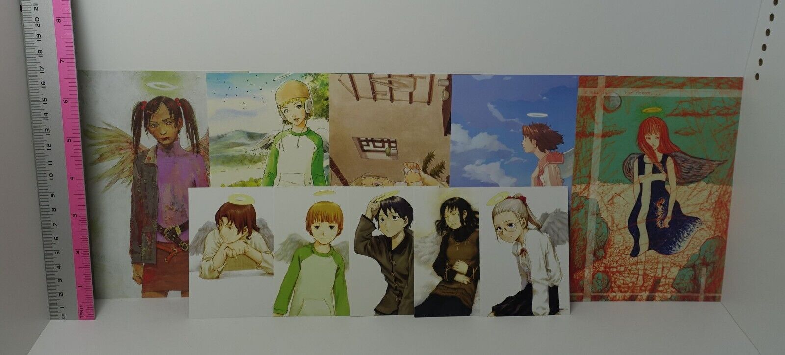 Animation Haibane Renmei Illustration Art Card Set Yoshitoshi Abe etc
