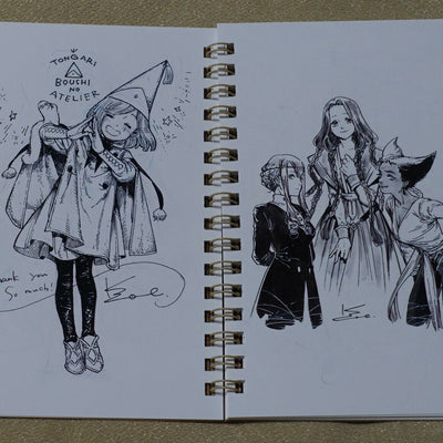 Kamome Shirahama ATELIER OF WITCH HAT Sketch Illustration Art Book