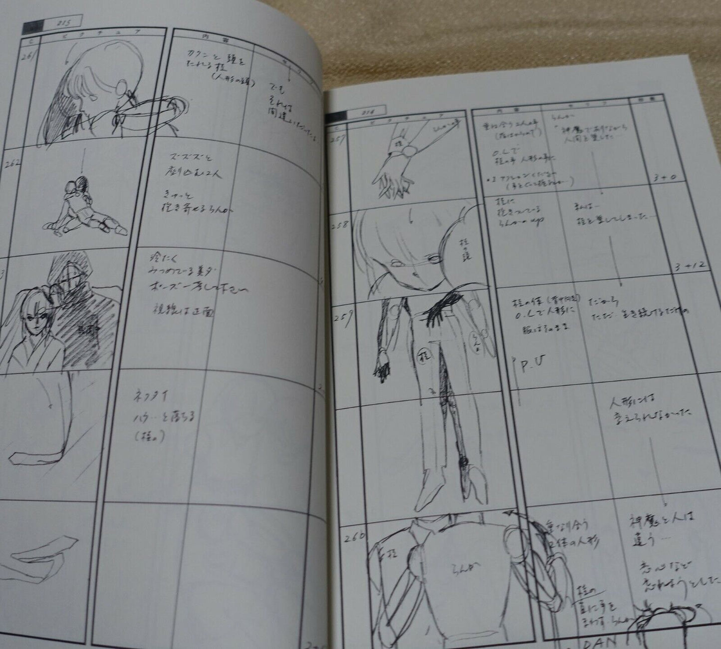 Animation OVA Vampire Princess Miyu Story Board Art Book vol.1 226page