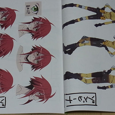 Monster Musume no Iru Nichijou Animation Setting Art Book vol.1-3 complete set