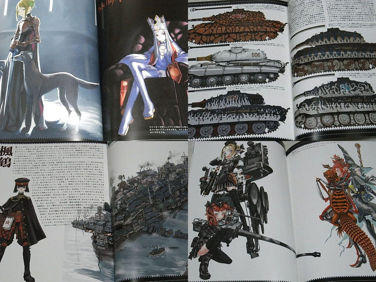 Raita Former Century Mechanic & Military girls Art Book