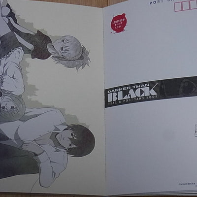 DARKER THAN BLACK Gemini of the Meteor ART POST CARD BOOK