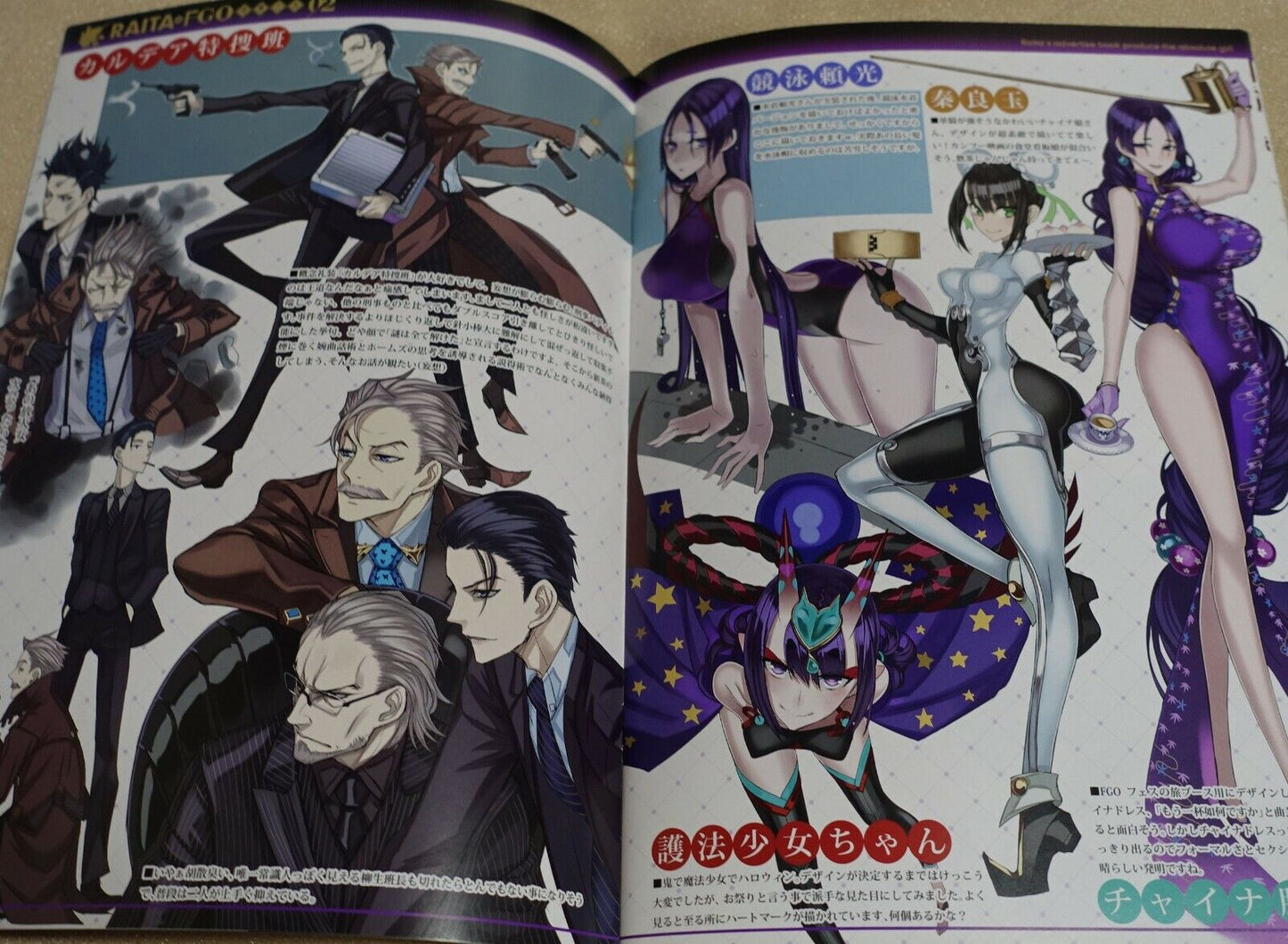Honjou Raita Fate FGO Designer's Fan Art Book Rakugaki hon Vol.1-2 set Raikou