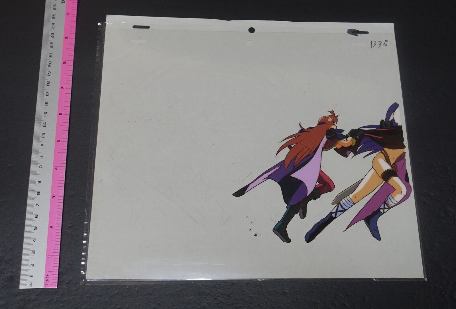 Cel & Raw Key Frame Art The Slayers Rina & Naga B36 Japanese Animation