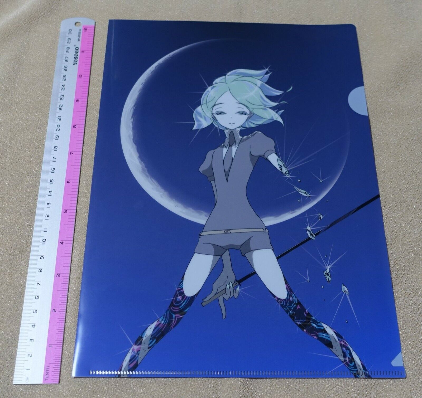 Houseki no Kuni Land of the Lustrous PHOSPHOPHYLITE PVC Art Sheet Haruko Ichikaw