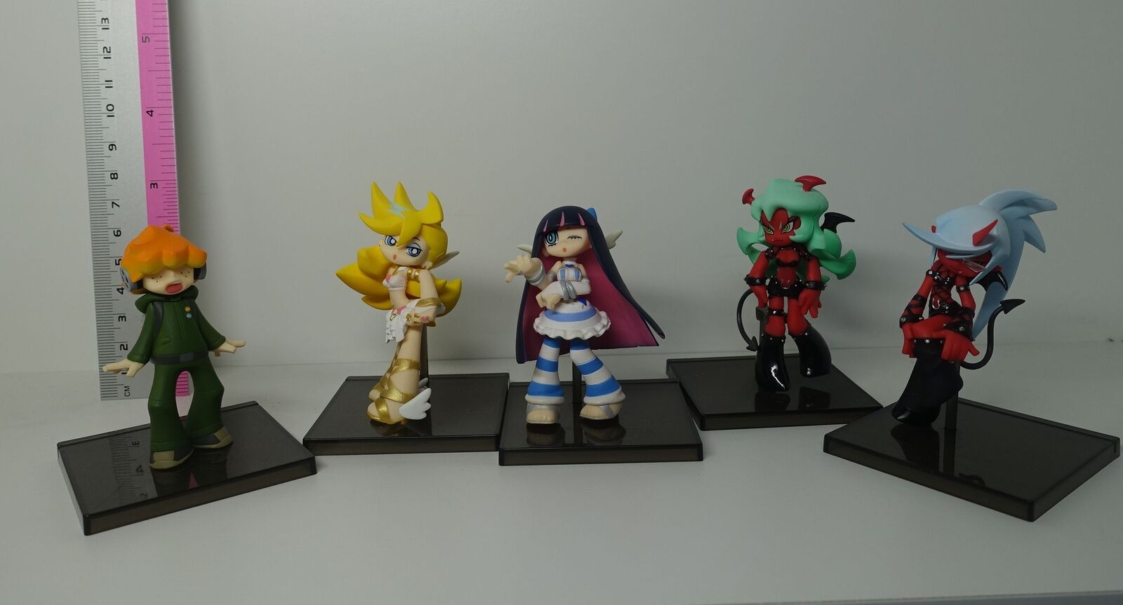 Panty and Stocking Brief Kneesocks Scanty 5 Figure Set no box no sheet