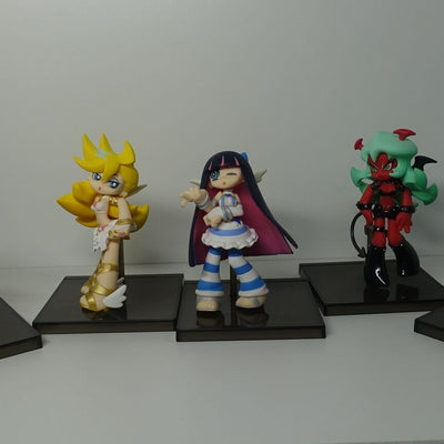 Panty and Stocking Brief Kneesocks Scanty 5 Figure Set no box no sheet