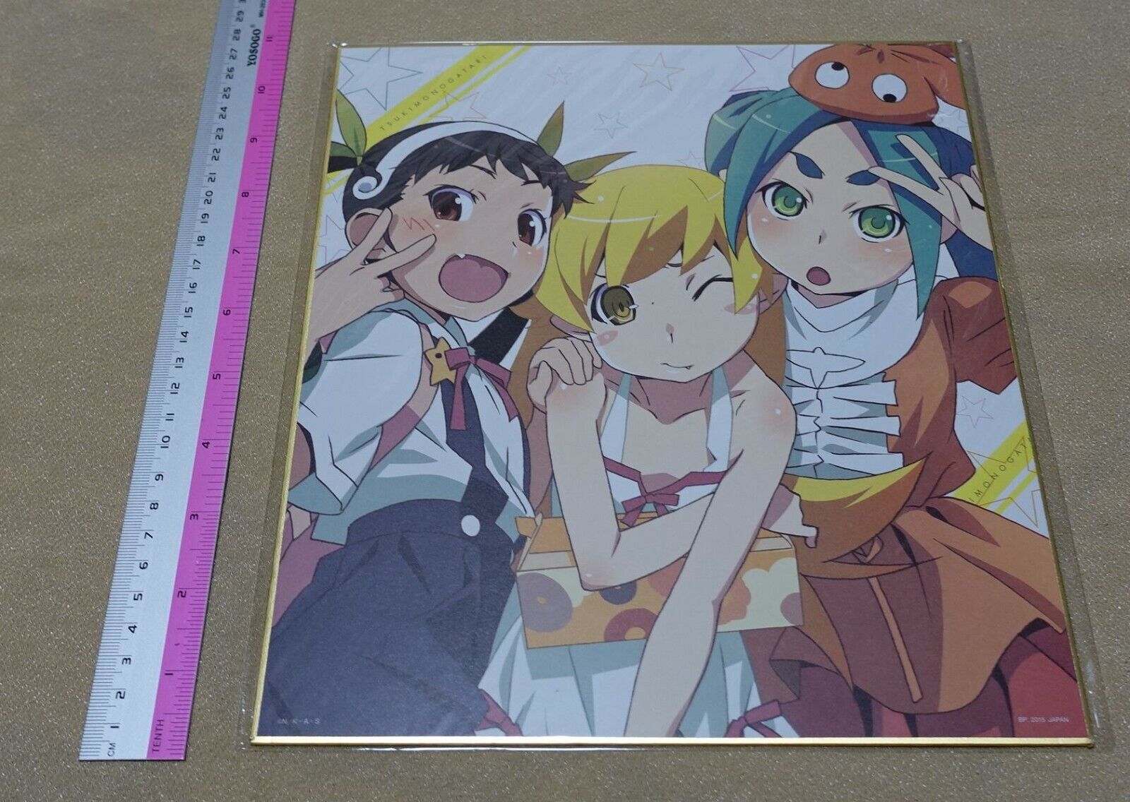 Akio Watanabe Owari Monogatari Bakemonogatari Print Shikishi Art Board