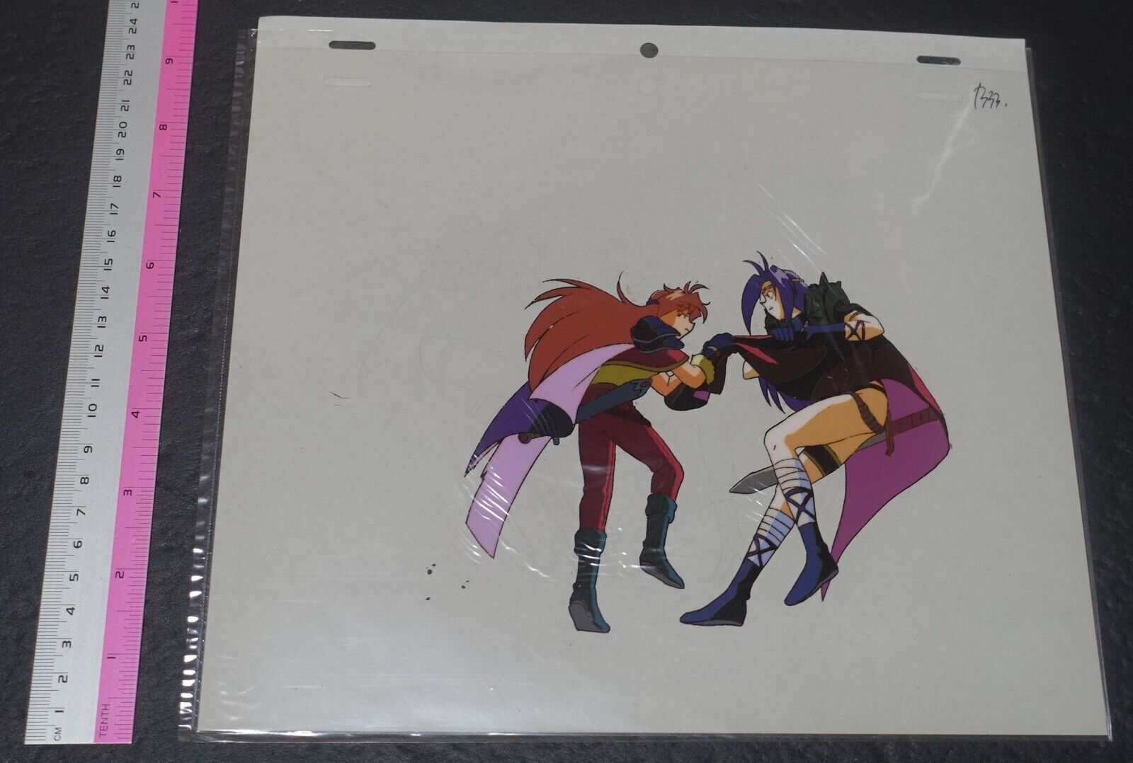 Cel & Raw Key Frame Art The Slayers Rina & Naga B33 Japanese Animation