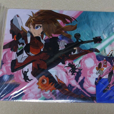 SUSHIO 20th Anniversary Exhibition Event Item PVC Art Sheet EVANGELION