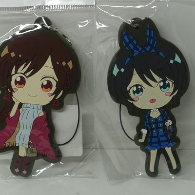 Kanojo, Okarishimasu Rent-A-Girlfriend Rubber Key Chain Set C