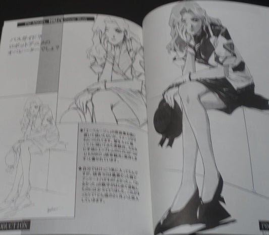 Hiderou Horibe Illustration Art Work Book PRODUCTION