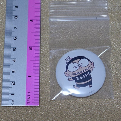 SUSHIO Exhibition Event Item Steel Badge Sushio