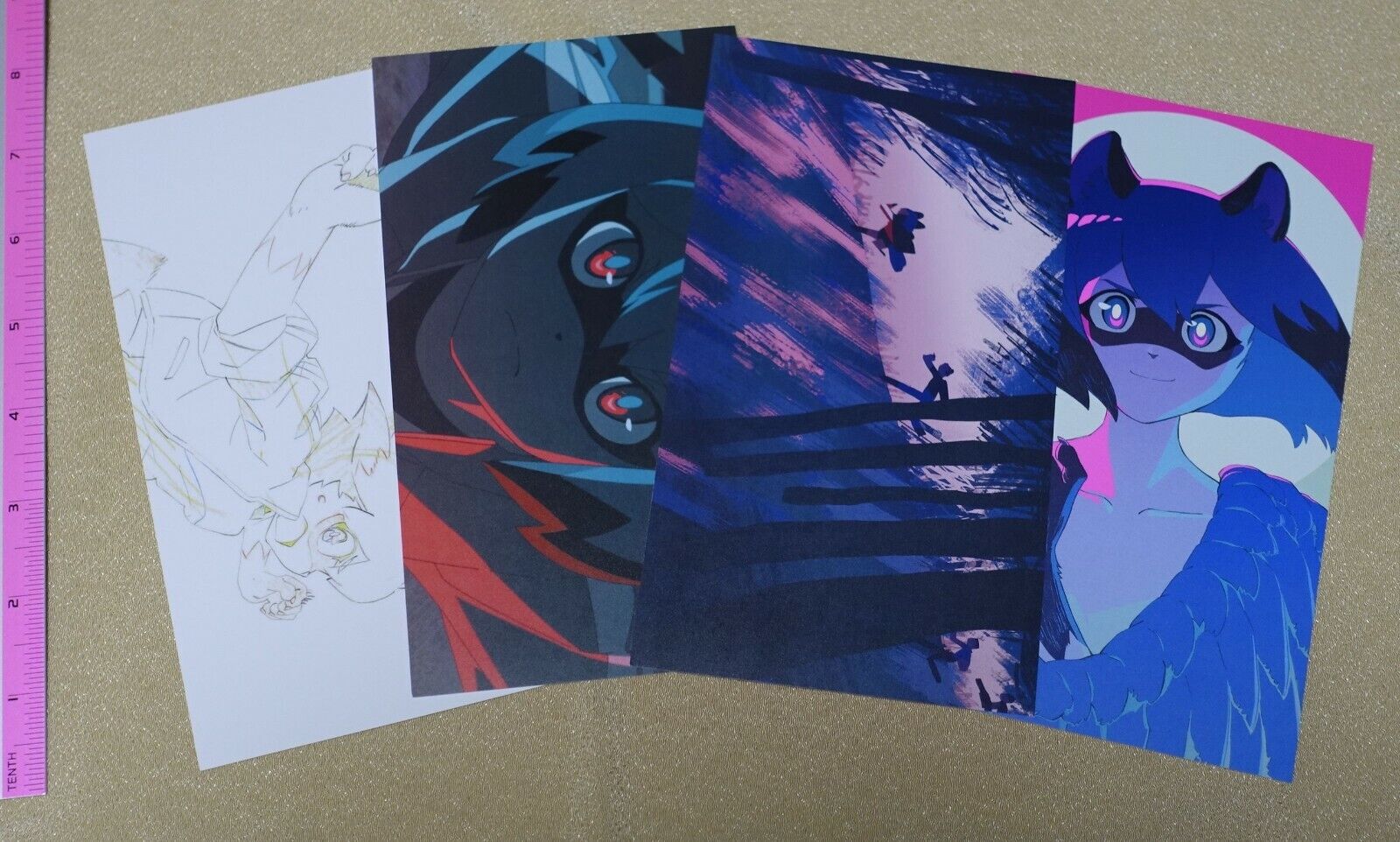 BNA Animation Special Post Card 4 Piece Set