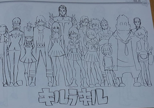 THE ART OF KLK Vol.2 Kill la Kill Design art Doujinshi Book 148page RARE C87