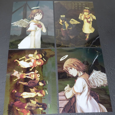 Haibane Renmei 30 x 21 cm PVC Clear Poster 4 Pieces Set Yoshitoshi Abe