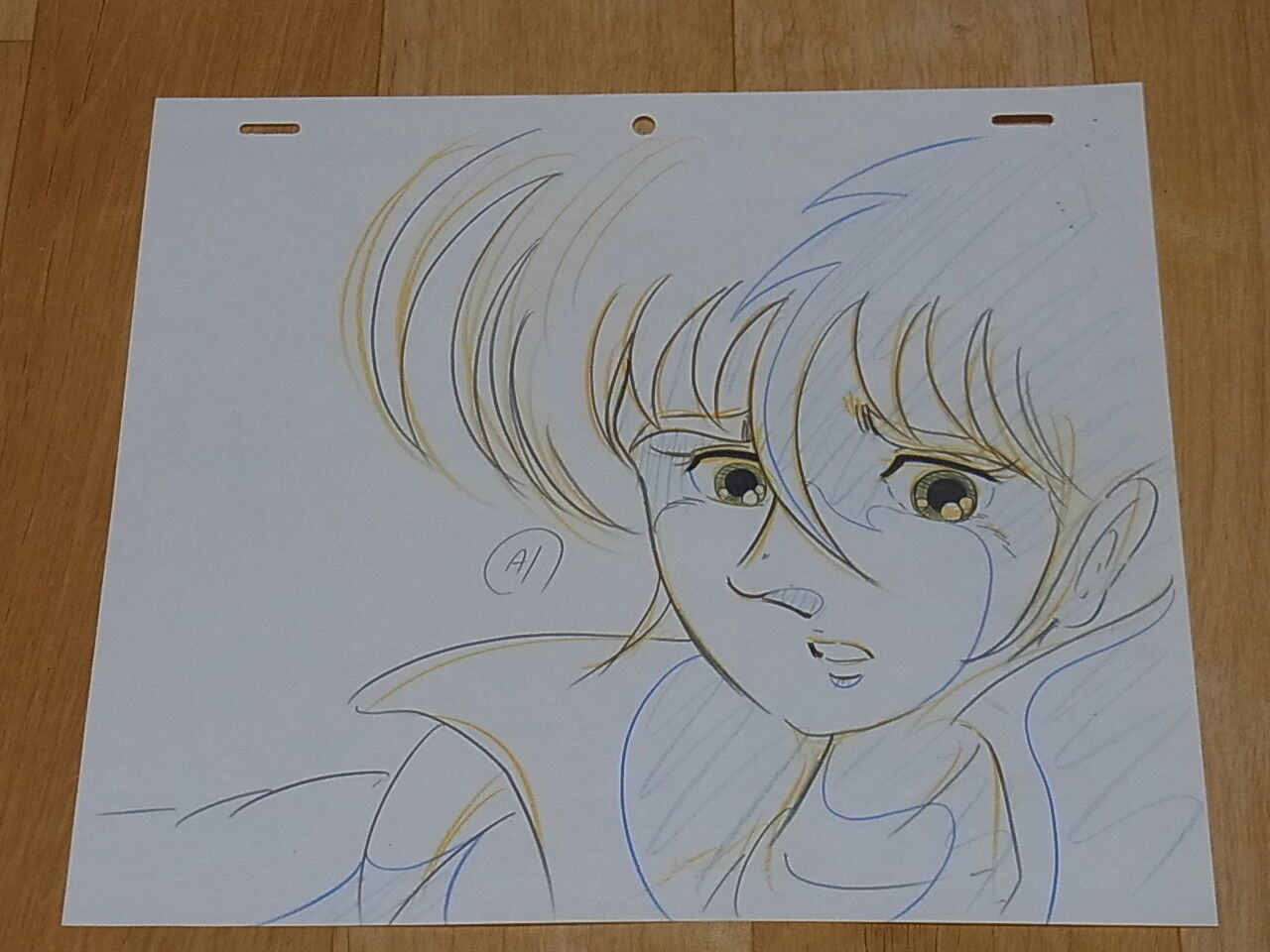 Raw Key Frame Art Six God Combination Godmars Takeru Myoujin B Japanese Anime