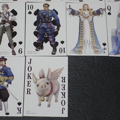 Raita Exhibition Event Valkyria Chronicles Playing Card Style Art Card 12 pieces