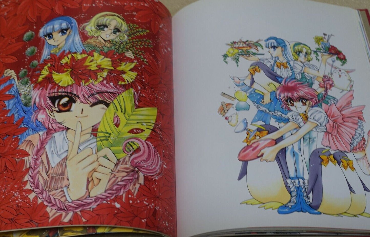 CLAMP Magic Knight Rayearth Illustrations Collection Art Book