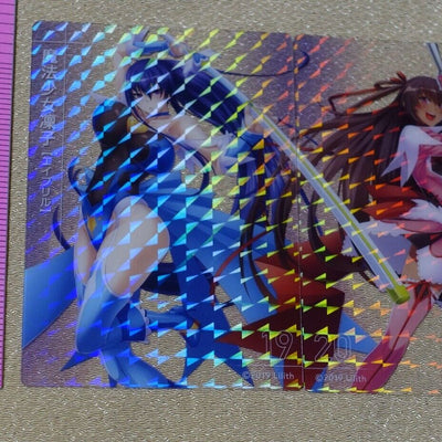 Lilith Tainamin Asagi Series Art Card Yukikaze & Rinko Holo