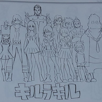 THE ART OF KLK Vol.1-3 Complete Set Kill la Kill Design art Book 148page