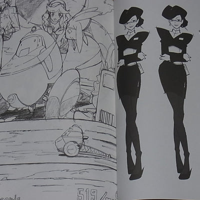 Space Dandy Animation Staff Illustration Doujinshi nonstyle dandy