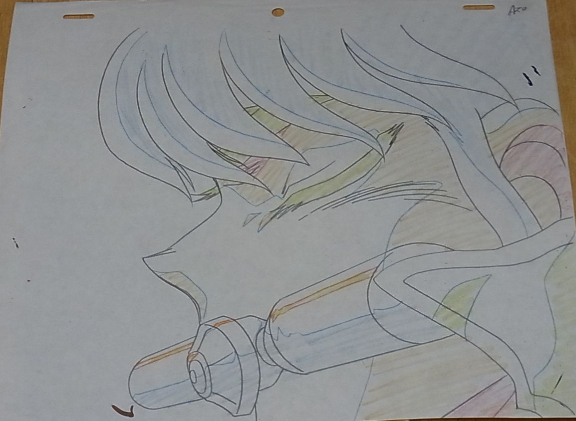 Cel & Raw Key Frame Art B'T-X Teppei Takamiya F Japanese Animation