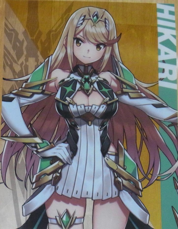 Nintendo Store Xenoblade2 A3 Size Plastic Clear Poster Xenoblade HIKARI