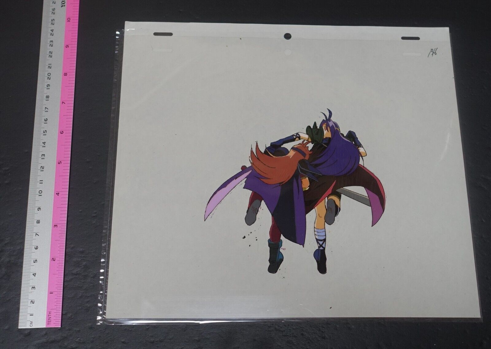 Cel & Raw Key Frame Art The Slayers Rina & Naga B16 Japanese Animation