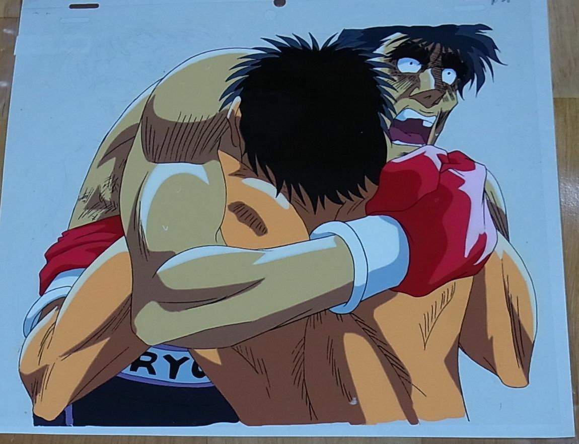 Cel & Raw Key Frame Art Hajime no Ippo Mashiba VS IPPO Japanese Animation