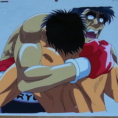 Cel & Raw Key Frame Art Hajime no Ippo Mashiba VS IPPO Japanese Animation