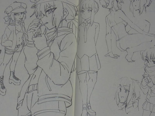 Animation Illustrator Rintauros Rough Art Book Fate FGO etc C94