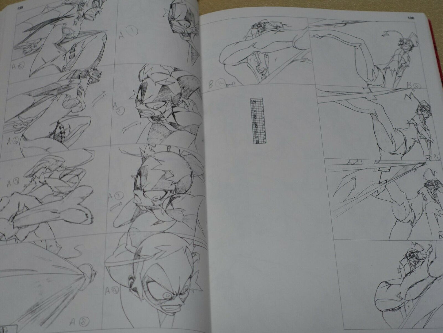 Hiroyuki Imaishi DEAD LEAVES Key Frame Art Works
