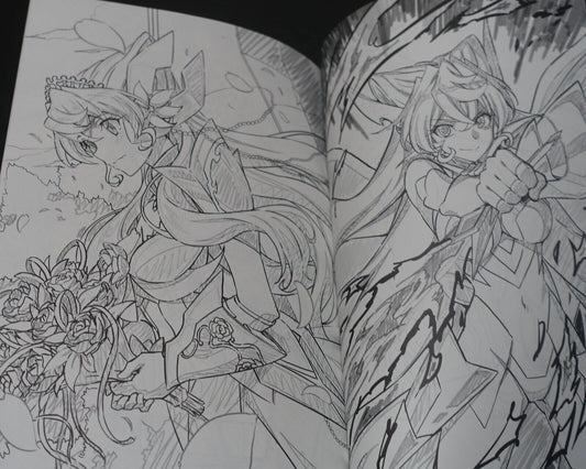 Aminendo Senki Zesshou Symphogear Staff's Fan Art Book Hanyu Illustrations