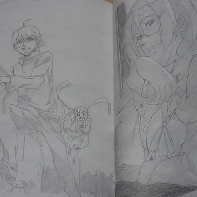 Kasetsu jyuukyo1 Bakemonogatari PUELLA MAGI MADOKA Fan Art Book Coloring book4