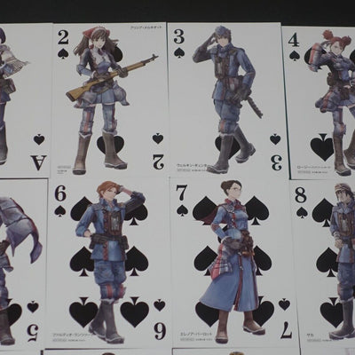 Raita Exhibition Event Valkyria Chronicles Playing Card Style Art Card 12 pieces