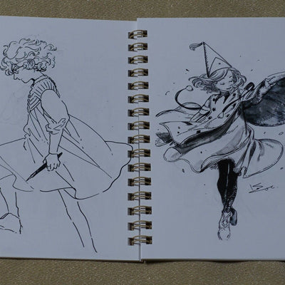 Kamome Shirahama ATELIER OF WITCH HAT Sketch Illustration Art Book