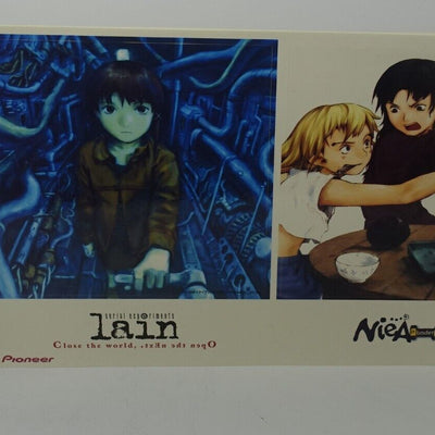 Haibane Renmei lain NieA_7 PVC Art Sheet Clear File & Post Card , Seal Sticker